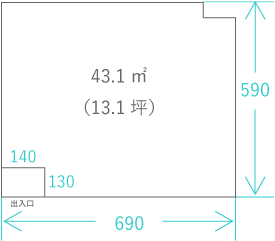 2F No.9間取り図